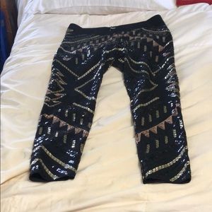 Sequined leggings